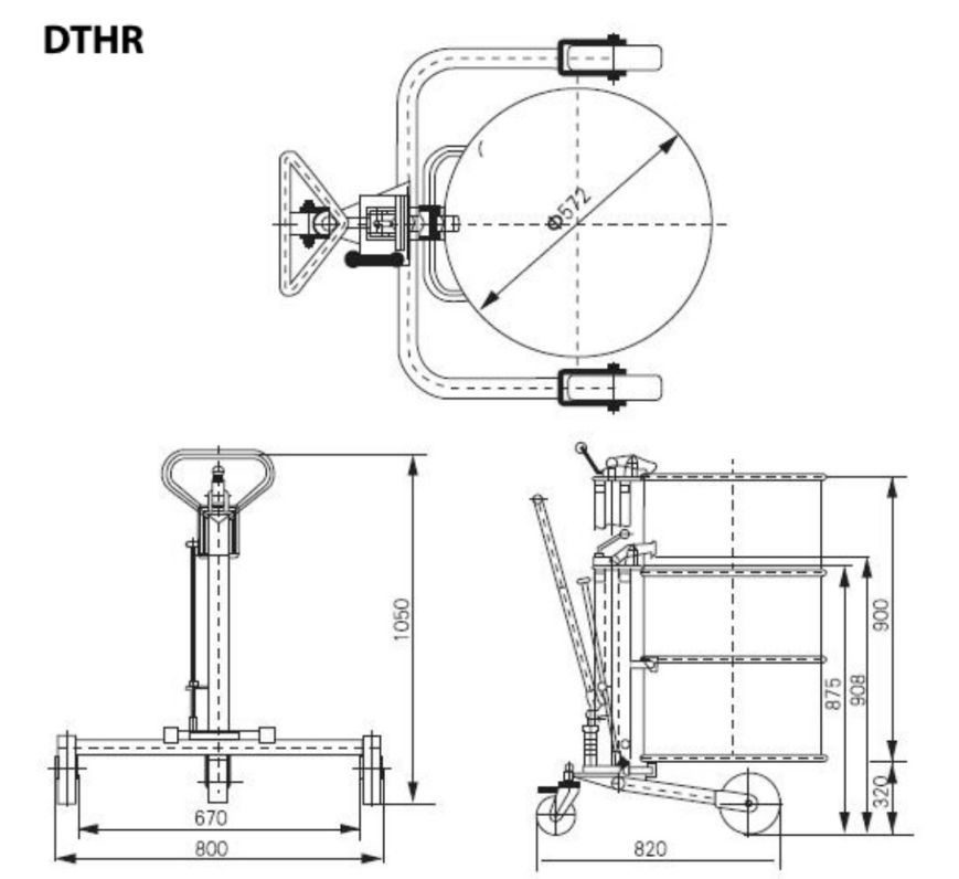 dthr dimensions